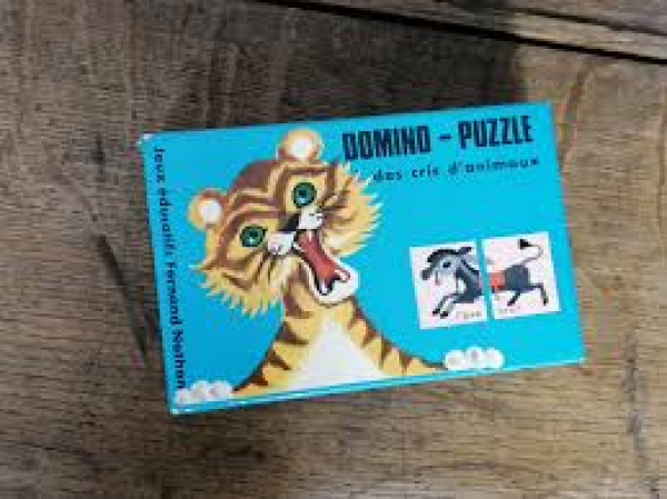 Domino puzzle cris des animaux