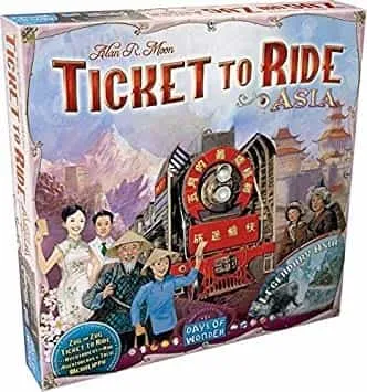 Boîte du jeu Les aventuriers du rail-Asie
