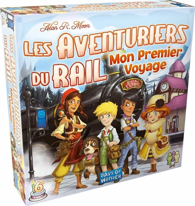 Boîte du jeu Les aventuriers du rail-1er voyage