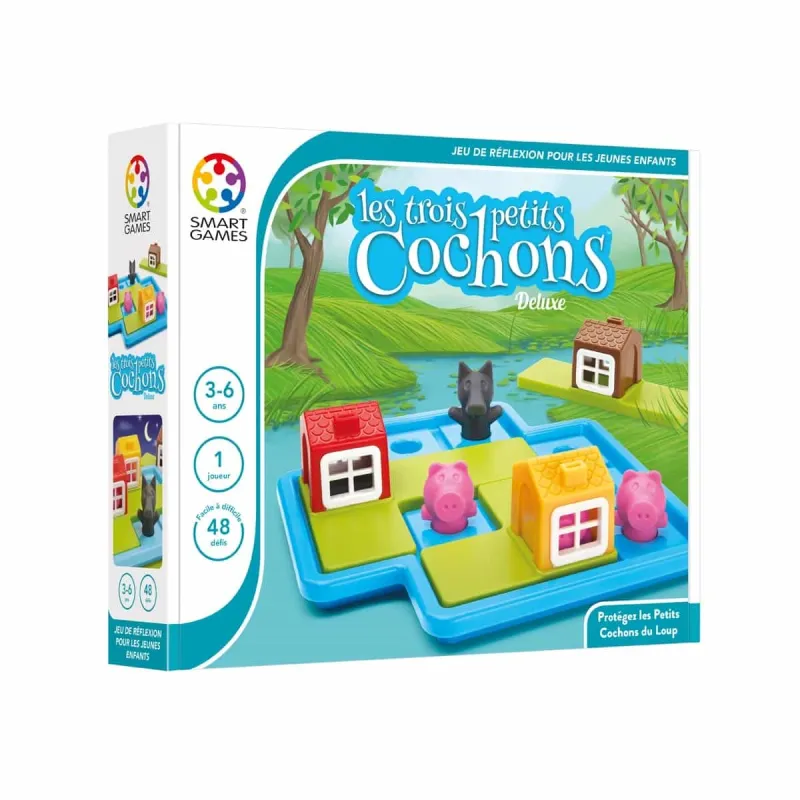 Boîte du jeu Les trois petits cochons