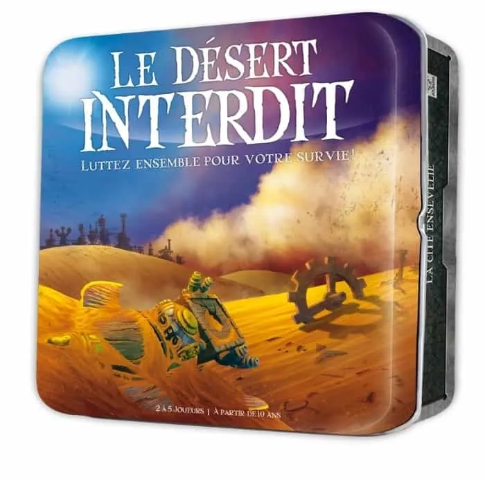 Boîte du jeu Le désert interdit