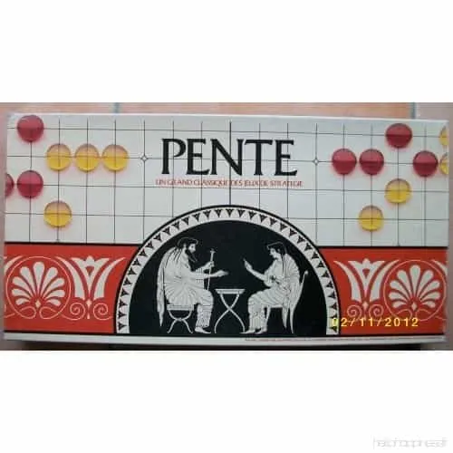 Boîte du jeu Pente