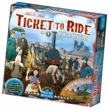 Boîte du jeu Les aventuriers du rail-France