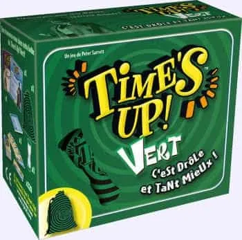 Boîte du jeu Time's up vert