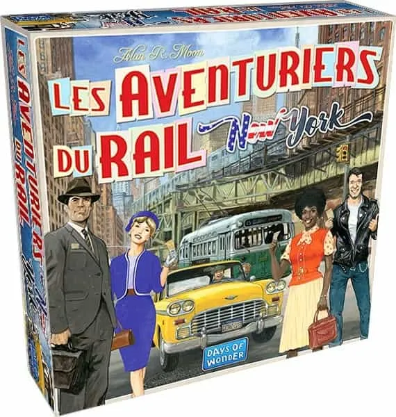 Boîte du jeu Les aventuriers du rail New York