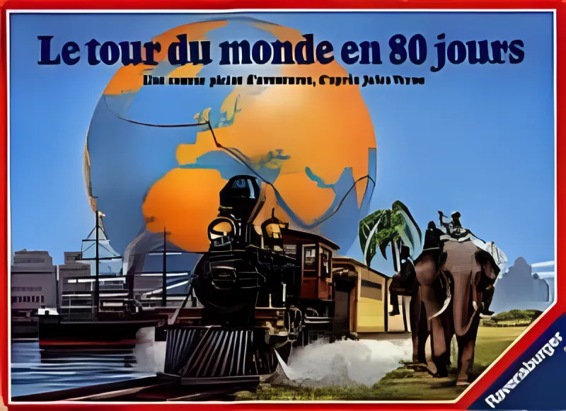 Boîte du jeu Le tour du monde en 80 jours