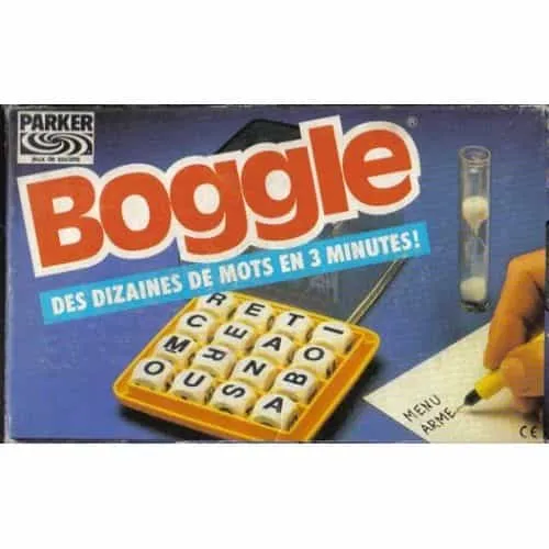 Boîte du jeu Boggle