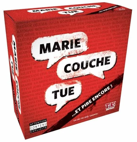 Boîte du jeu Marie couche tue