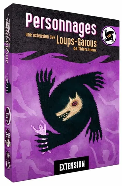 Boîte du jeu Loups-garous-Personnages