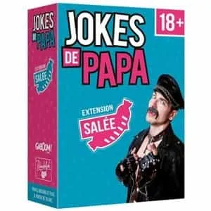 Boîte du jeu Jokes de Papa-Version salée