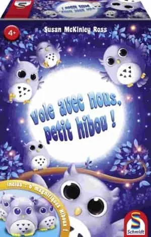 Boîte du jeu Vole avec nous, petit hibou!