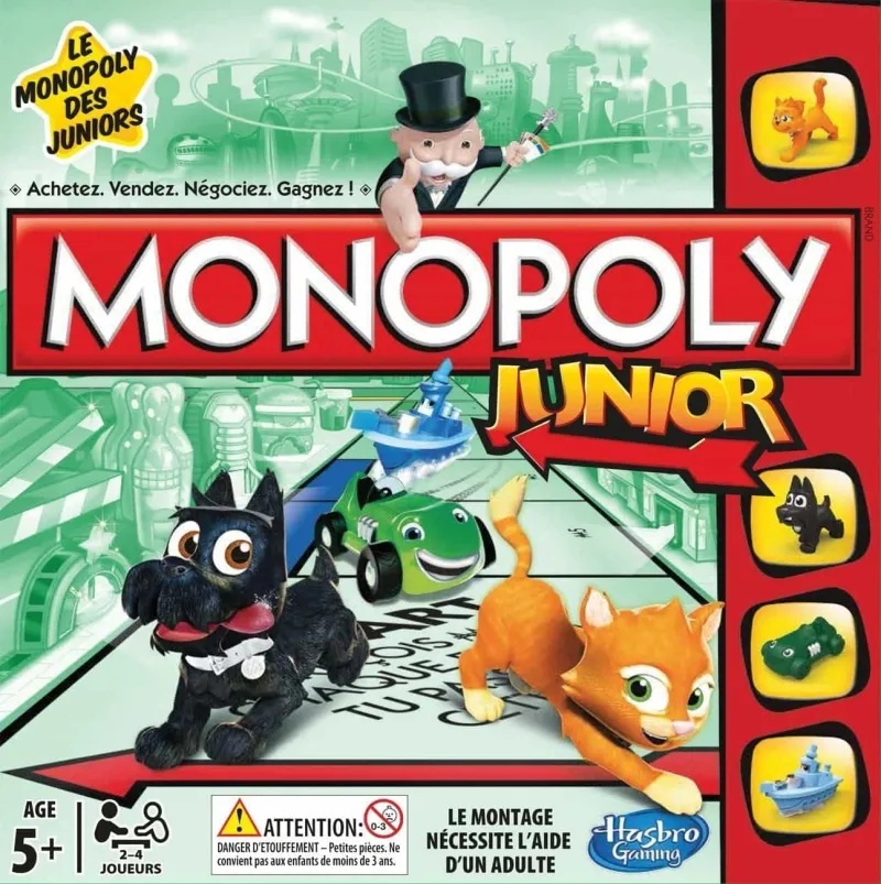 Boîte du jeu Monopoly Junior
