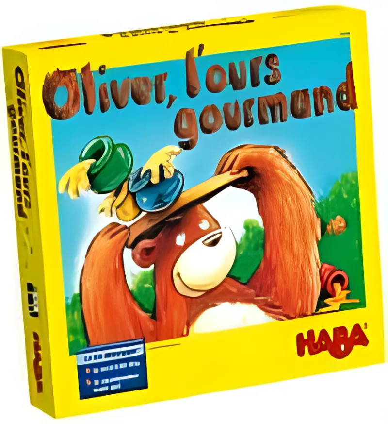 Boîte du jeu Oliver, l'ours gourmand