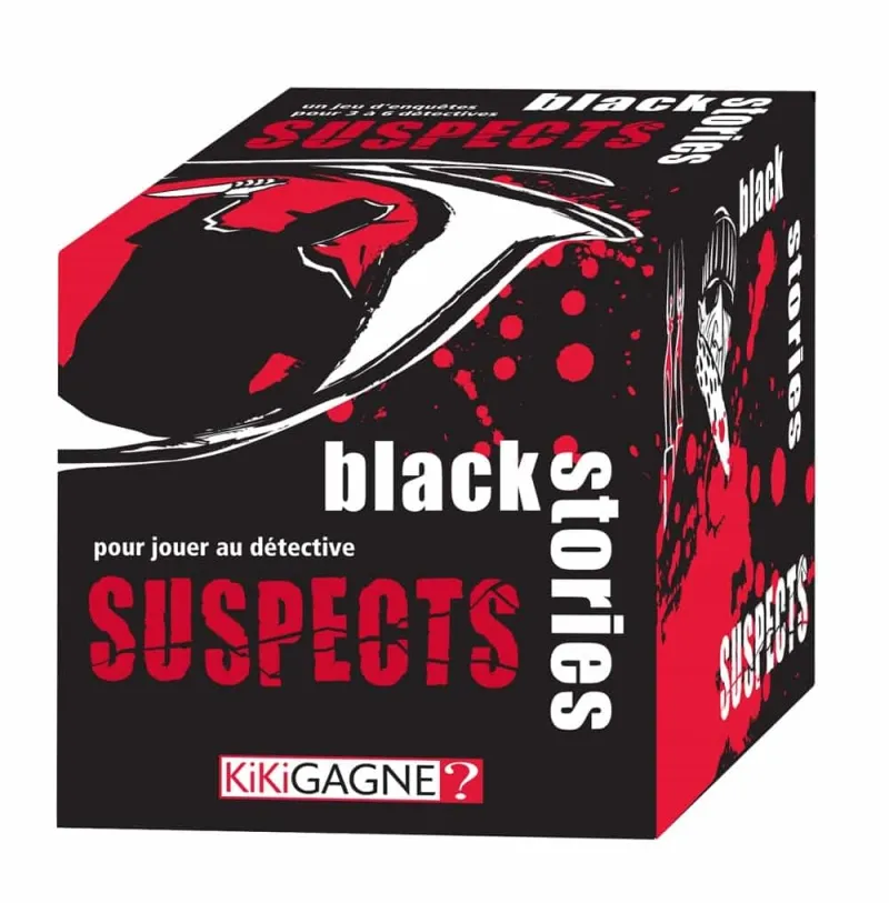 Boîte du jeu Black stories-Suspects