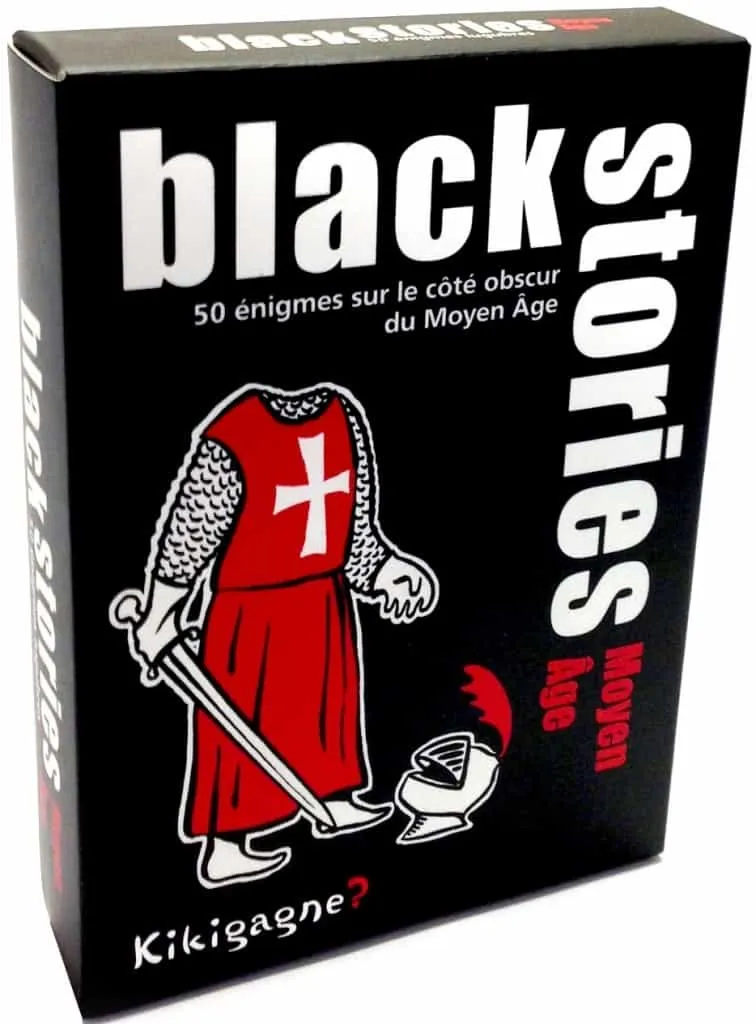 Boîte du jeu Black stories-Moyen Age