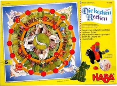 Boîte du jeu Quatre chevaliers contre le dragon
