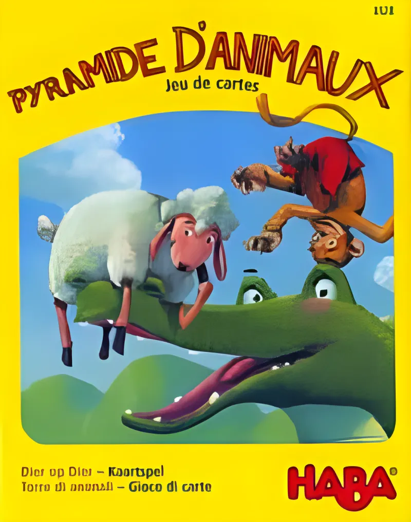 Boîte du jeu Pyramide d'animaux-Jeu de cartes