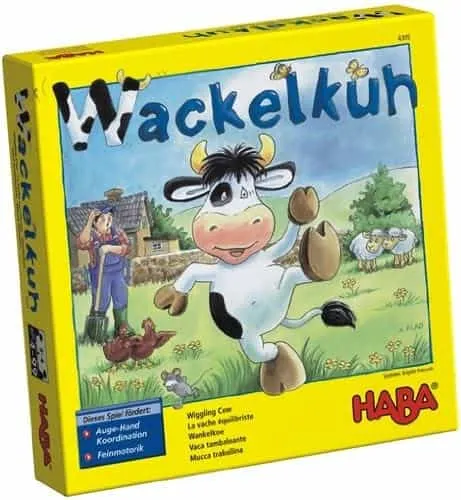 Boîte du jeu La vache équilibriste