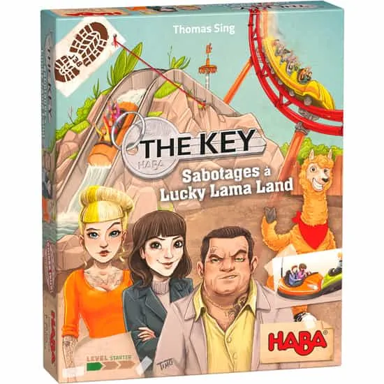 Boîte du jeu The key-Sabotages à Lucky Lama