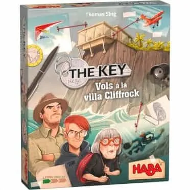 Boîte du jeu The key-Vols à la Villa Cliffrock