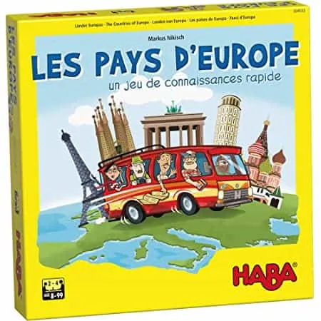 Boîte du jeu Les pays d'Europe