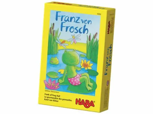 Boîte du jeu La gourmandise des grenouilles