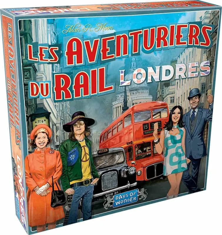 Boîte du jeu Les aventuriers du rail-Londres
