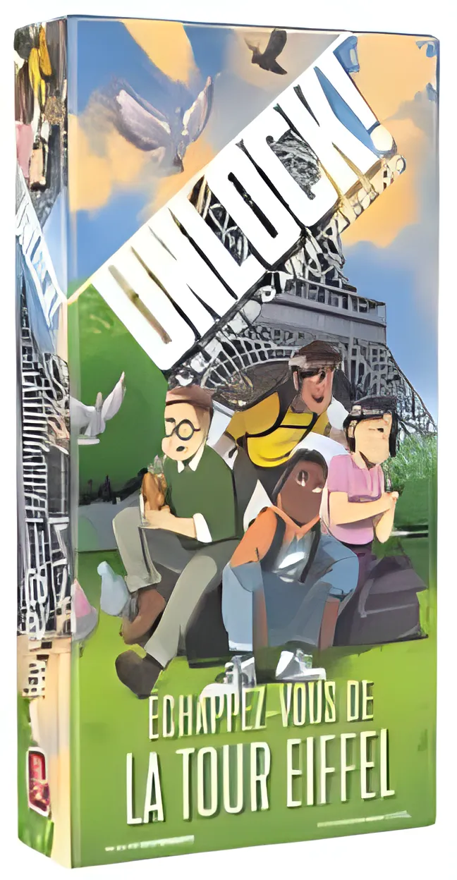 Boîte du jeu Unlock!-La Tour Eiffel