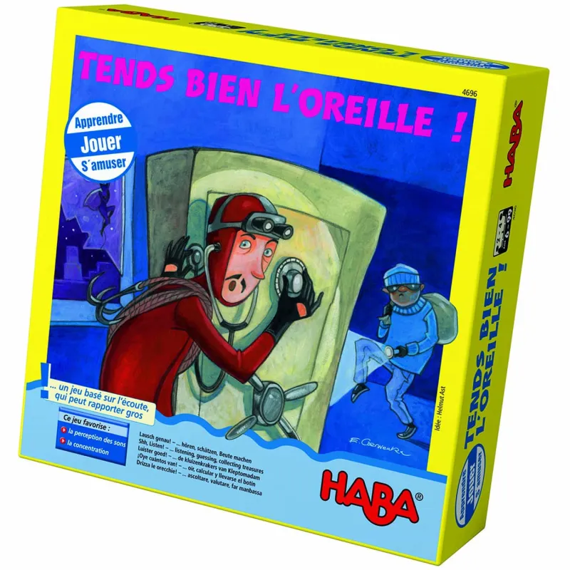Boîte du jeu Tends bien l'oreille!