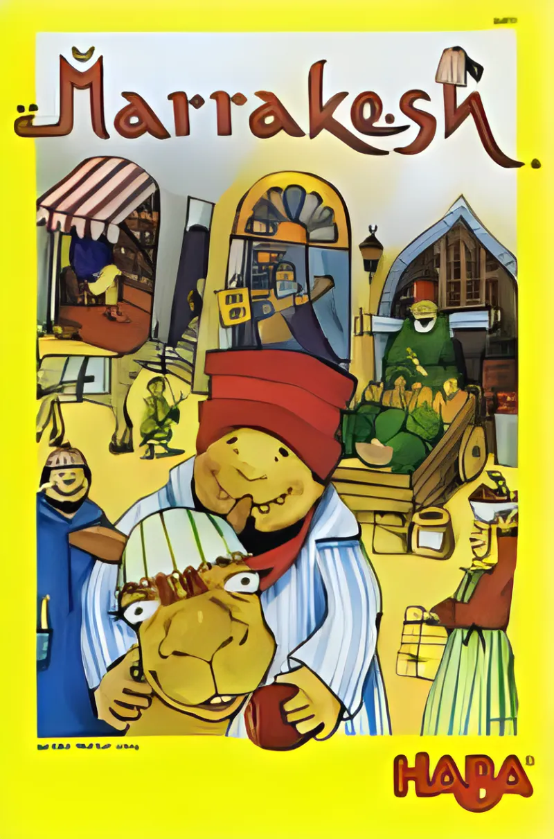 Boîte du jeu Marrakech