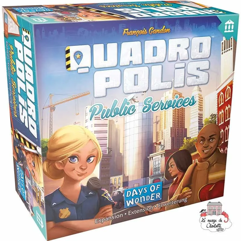 Boîte du jeu Quadropolis-Services publiques