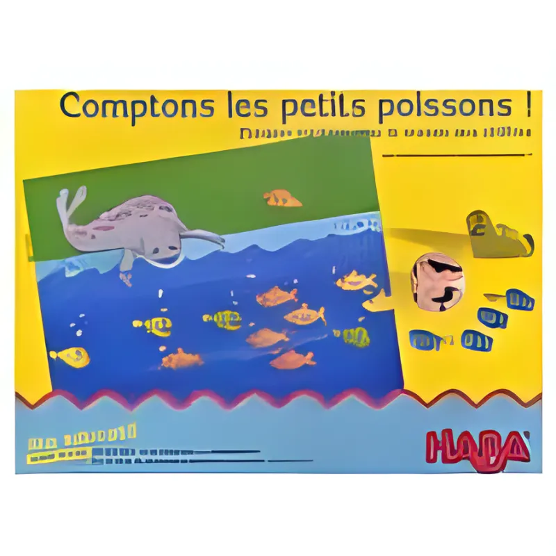 Boîte du jeu Comptons les petits poissons