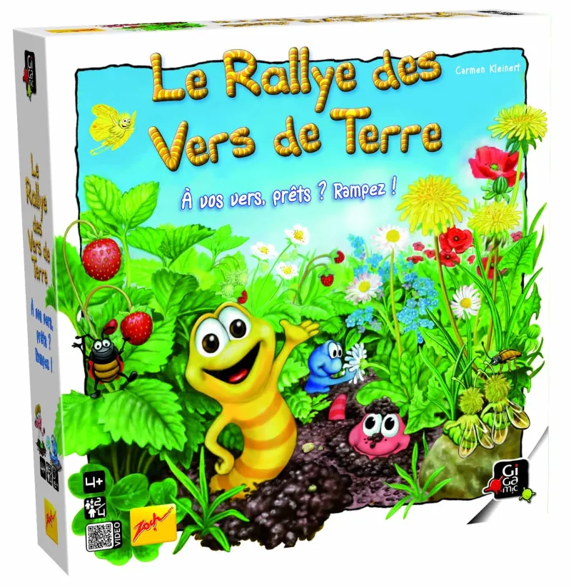 Boîte du jeu Le rallye des vers de terre