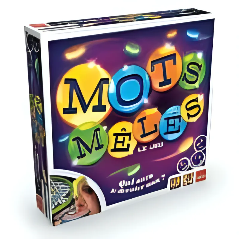 Boîte du jeu Mots mêlés
