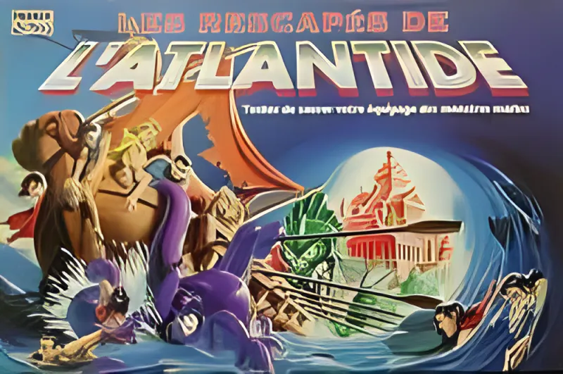 Boîte du jeu Les rescapés de l'Atlantide
