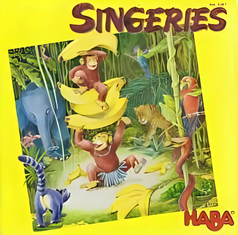 Boîte du jeu Singeries