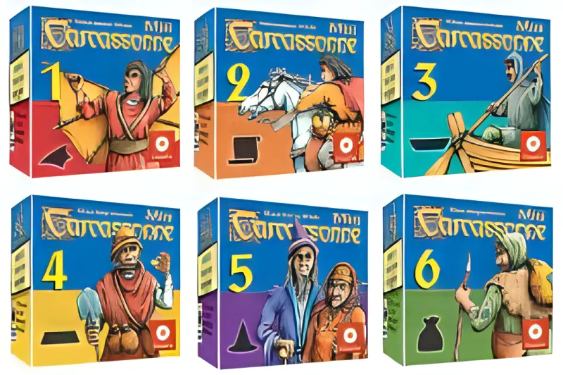 Boîte du jeu Carcassonne-Mini extensions