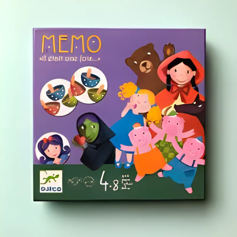 Boîte du jeu Memo "Il était une fois"