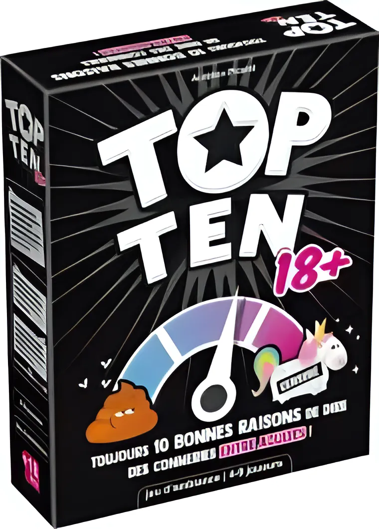 Boîte du jeu Top ten 18+