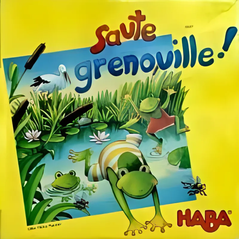 Boîte du jeu Saute, grenouille!