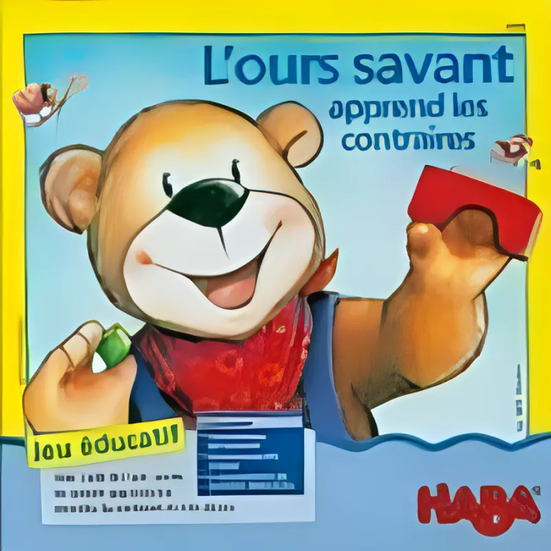Boîte du jeu L'ours savant : les contraires
