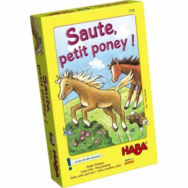 Boîte du jeu Saute, petit poney!