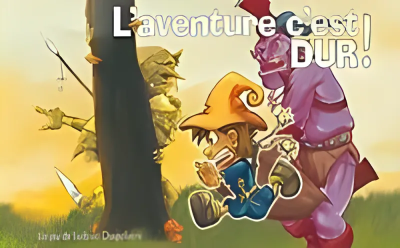 Boîte du jeu L'aventure c'est dur!