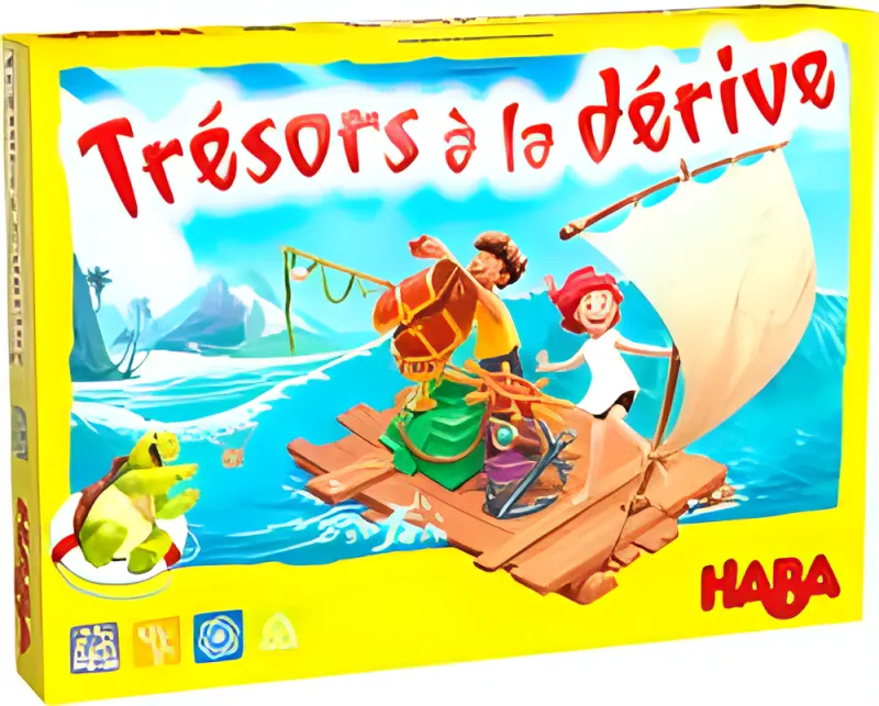 Boîte du jeu Trésors à la dérive
