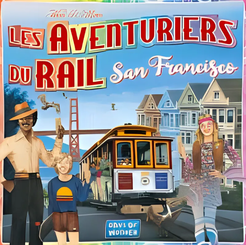 Boîte du jeu Les aventuriers...-San Francisco