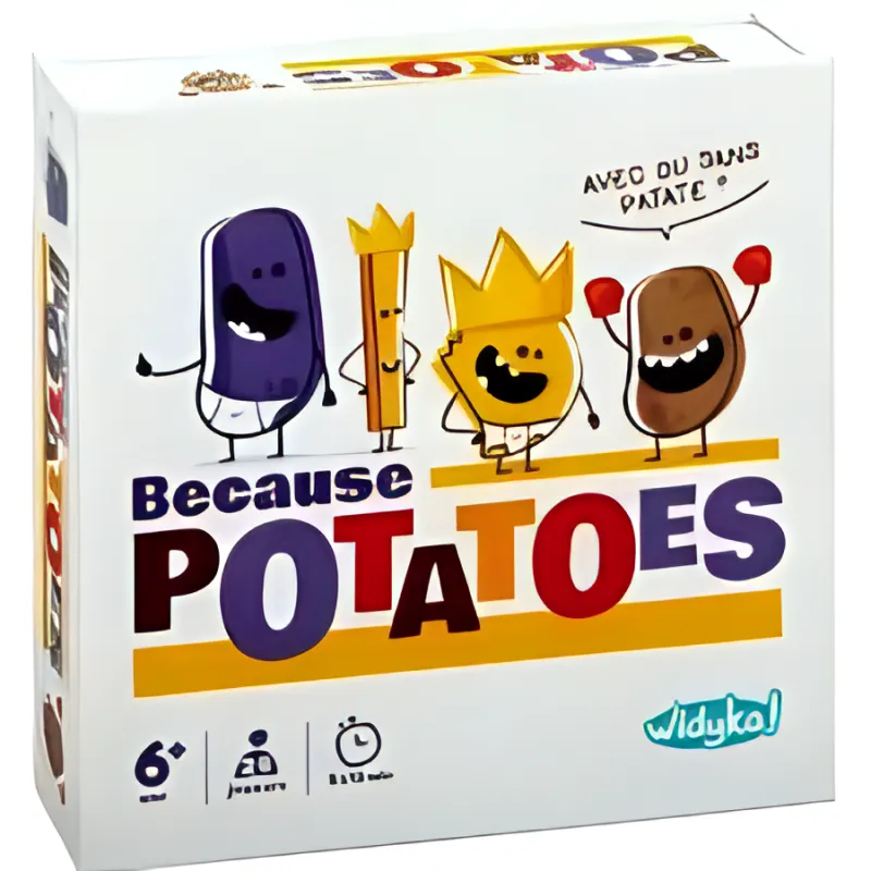 Boîte du jeu Because potatoes