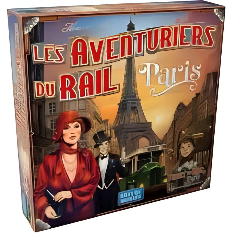 Boîte du jeu Les aventuriers du rail-Paris
