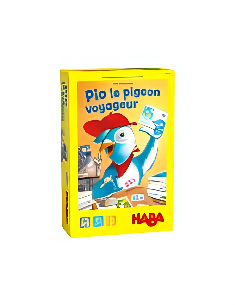 Boîte du jeu Pio le pigeon voyageur