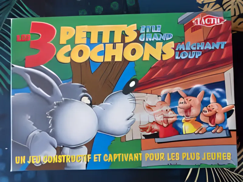 Boîte du jeu Les 3 petits cochons...