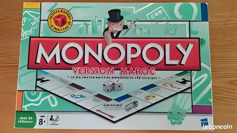 Boîte du jeu Monopoly Maroc
